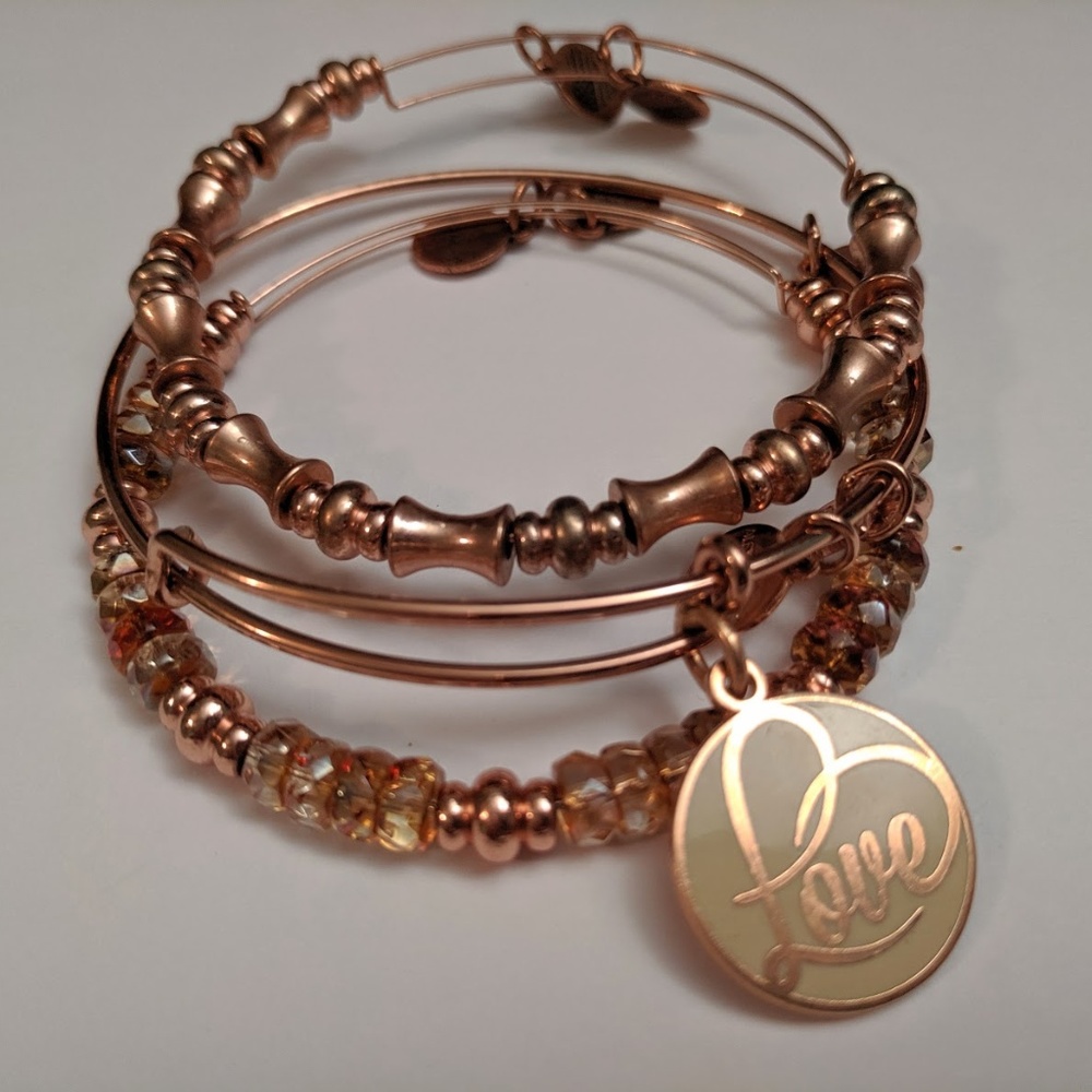 Alex and Ani My Valentine Set of 3